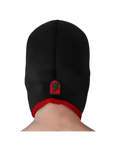 Cagoule Face Fucker Brutus Noire-Rouge sextoys et accessoires sur La Boutique du Hard