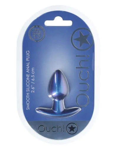 Plug Metally S 5 x 2.7cm Bleu sextoys et accessoires sur La Boutique du Hard
