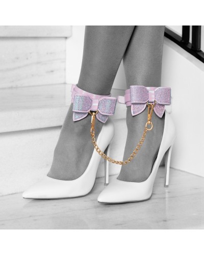 Menottes de Chevilles Paris Rose sextoys et accessoires sur La Boutique du Hard