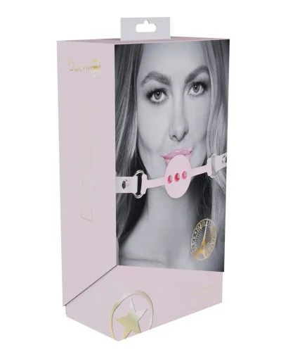 Bâillon-Boule Paris 41mm Rose sextoys et accessoires sur La Boutique du Hard