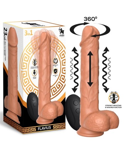 Gode Rotatif Vibrant Flavius 18 x 4.4cm sextoys et accessoires sur La Boutique du Hard