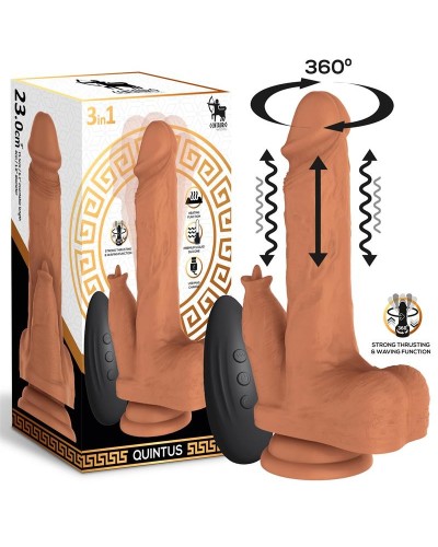 Gode Va-et-Vient Vibrant Quintus 17 x 4cm sextoys et accessoires sur La Boutique du Hard