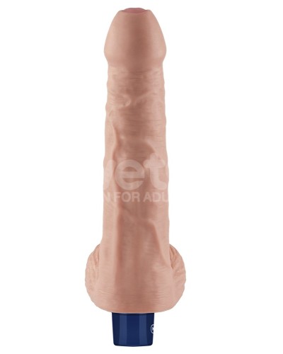 Gode Vibrant avec Bourses Softee 17 x 4.4cm Chair sextoys et accessoires sur La Boutique du Hard