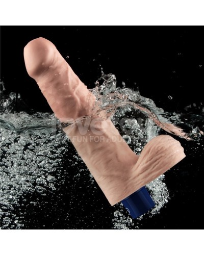 Gode Vibrant avec Bourses Softee 17 x 4.4cm Chair sextoys et accessoires sur La Boutique du Hard