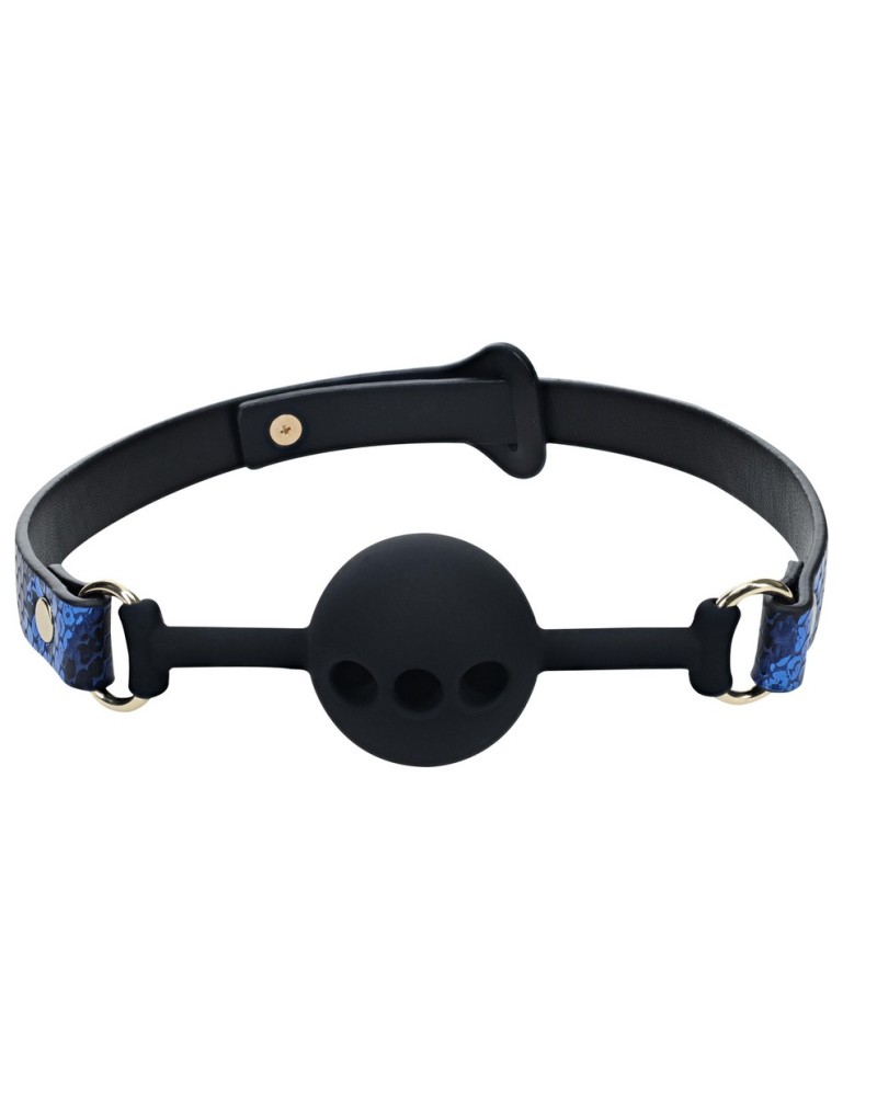 Bâillon-Boule Florence 41mm Bleu sextoys et accessoires sur La Boutique du Hard