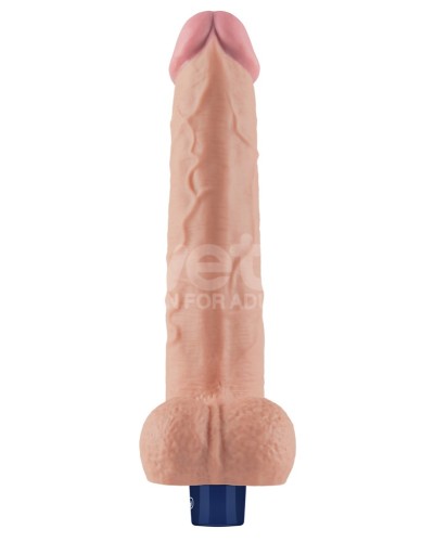 Gode Vibrant avec Bourses Softee 21 x 5.3cm Chair sextoys et accessoires sur La Boutique du Hard