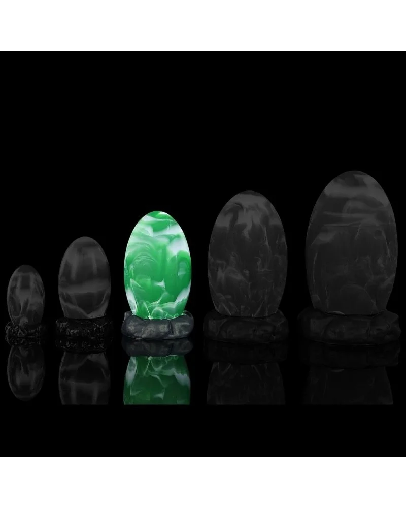 Plug Emerald Egg L 13 x 9cm sextoys et accessoires sur La Boutique du Hard