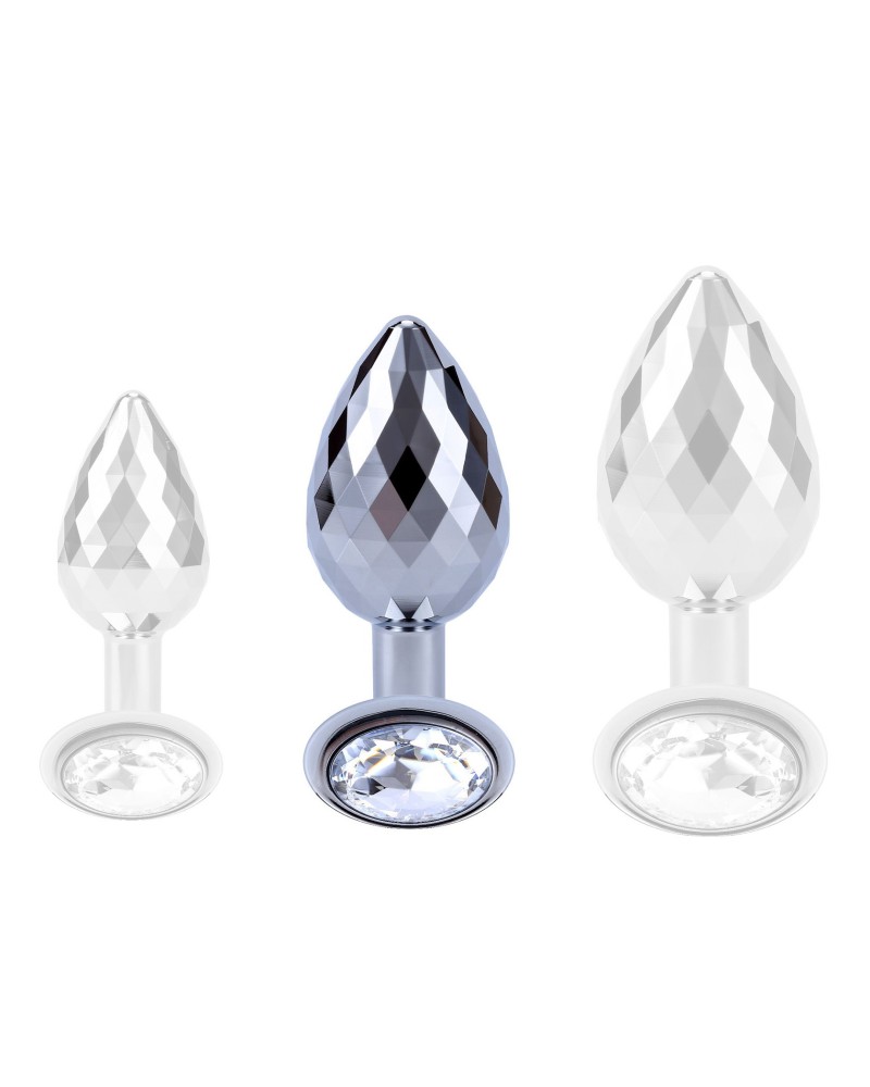 Plug Bijou Disco Diamond M 7 x 3.3 cm sextoys et accessoires sur La Boutique du Hard