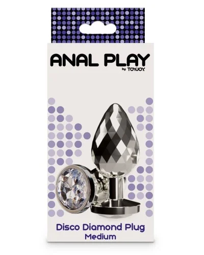 Plug Bijou Disco Diamond M 7 x 3.3 cm sextoys et accessoires sur La Boutique du Hard