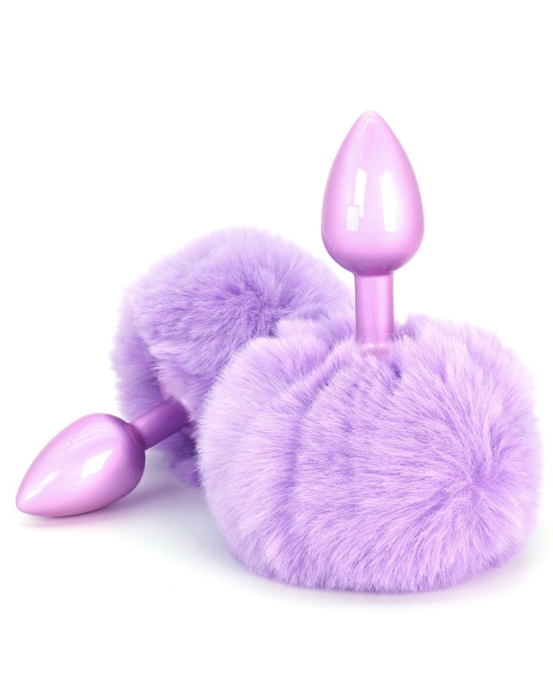 Plug Queue de Lapin Enchanting Bunnytail 5 x 2.8cm Violet sextoys et accessoires sur La Boutique du Hard