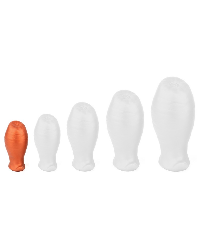 Plug Egg As XS 6 x 3.5cm Orange sextoys et accessoires sur La Boutique du Hard