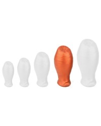 Plug Egg Ass L 10.5 x 6.3cm Orange sextoys et accessoires sur La Boutique du Hard