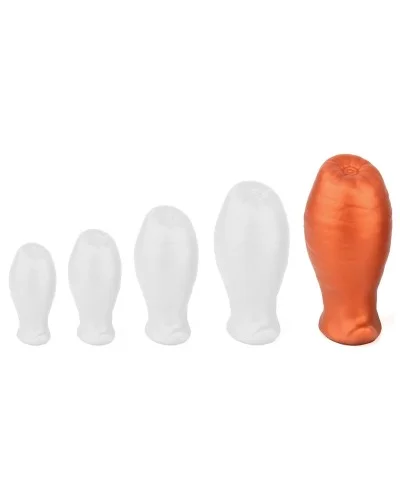 Plug Egg Ass XL 12.5 x 7.3cm Orange sextoys et accessoires sur La Boutique du Hard
