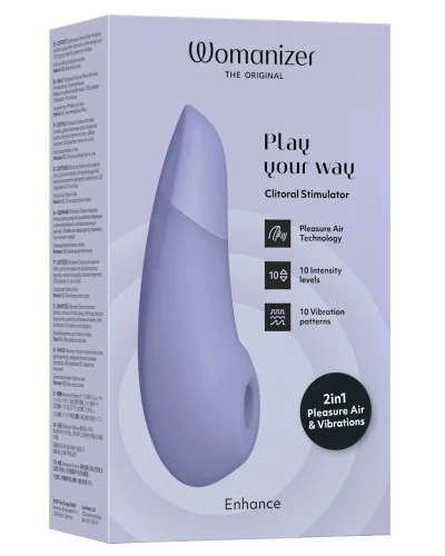 Stimulateur de Clitoris Womanizer Enhance Lilas sextoys et accessoires sur La Boutique du Hard