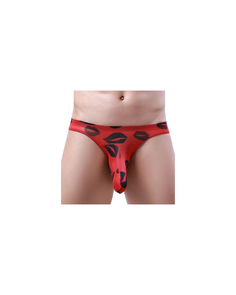 Slip Trompe KISS LIPS Rouge sextoys et accessoires sur La Boutique du Hard