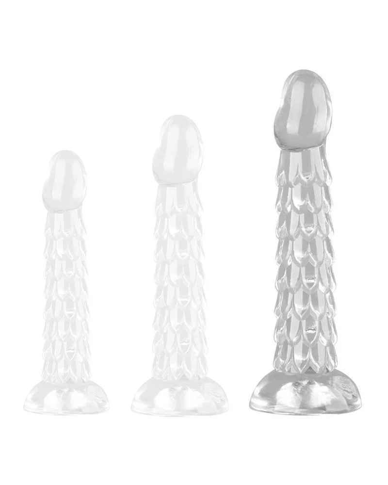 Gode Transparent Scales Mush L 20 x 4.5cm sextoys et accessoires sur La Boutique du Hard
