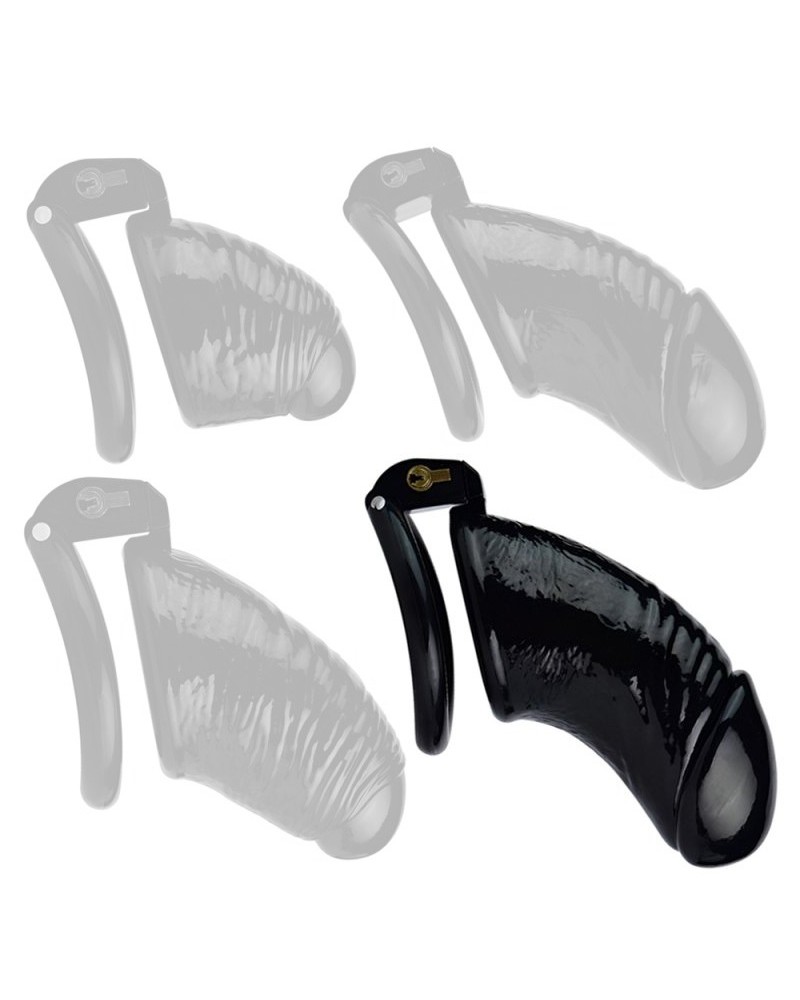 Cage de chasteté Worle XL 12 x 3.7 cm Noire sextoys et accessoires sur La Boutique du Hard