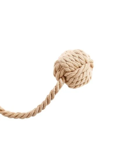 Balle-Corde Puppyball Beige sextoys et accessoires sur La Boutique du Hard