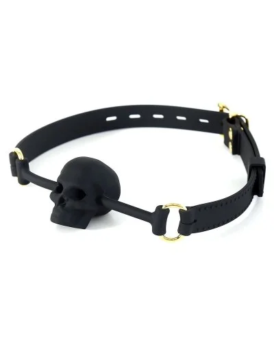 Bâillon Tête de mort Skull Noir sextoys et accessoires sur La Boutique du Hard