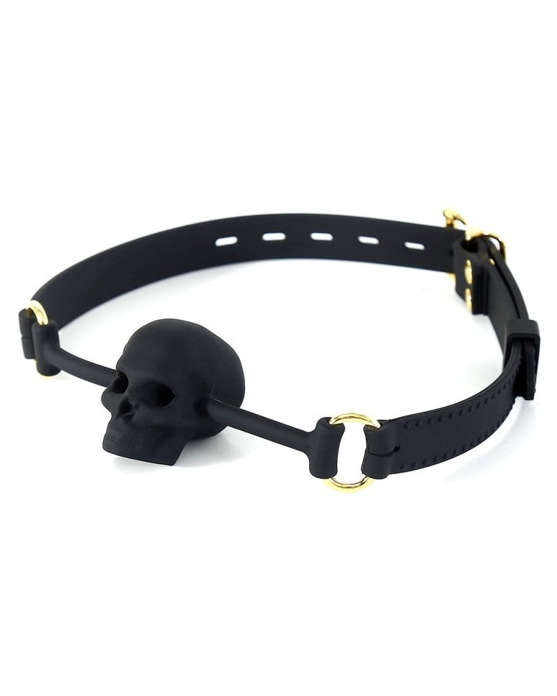 Bâillon Tête de mort Skull Noir sextoys et accessoires sur La Boutique du Hard