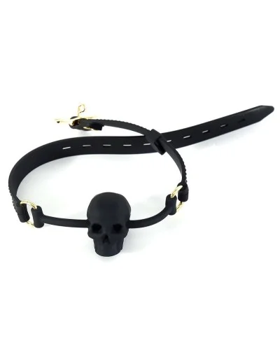 Bâillon Tête de mort Skull Noir sextoys et accessoires sur La Boutique du Hard