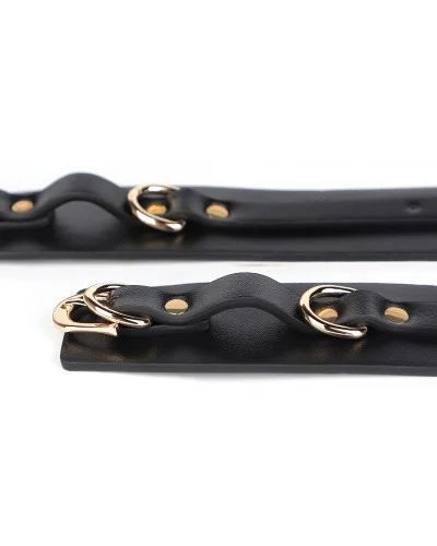 Menottes de poignets Arentha Noires sextoys et accessoires sur La Boutique du Hard