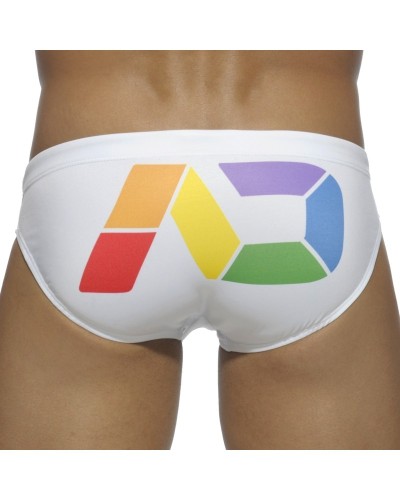 Boxer de bain Rainbow AD Blanc sextoys et accessoires sur La Boutique du Hard