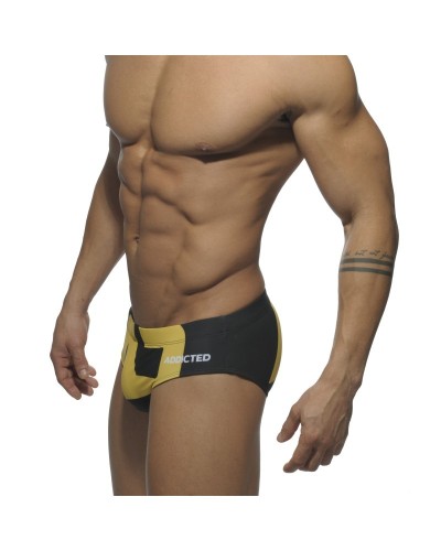 Shorty de bain Logo Giant AD Noir sextoys et accessoires sur La Boutique du Hard