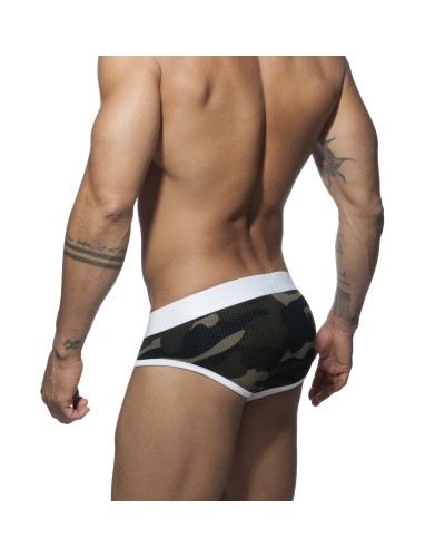 Slip CAMO STRIPE Blanc sextoys et accessoires sur La Boutique du Hard