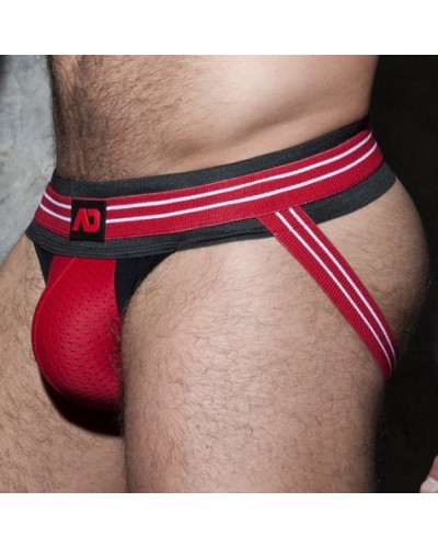 Jockstrap DOUBLE STRIPE Rouge sextoys et accessoires sur La Boutique du Hard