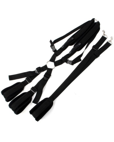 Harnais Support Fuck Duo Noir sextoys et accessoires sur La Boutique du Hard