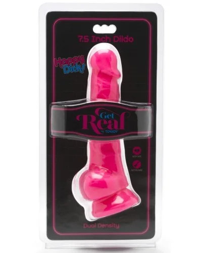 Gode Happy Dick 14 x 3.8 cm Rose sextoys et accessoires sur La Boutique du Hard