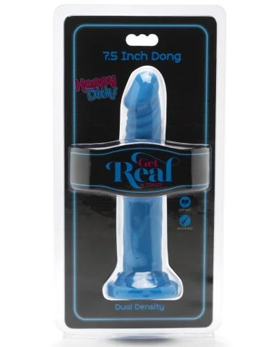 Gode Happy Dick 18 x 3.5 cm Bleu sextoys et accessoires sur La Boutique du Hard