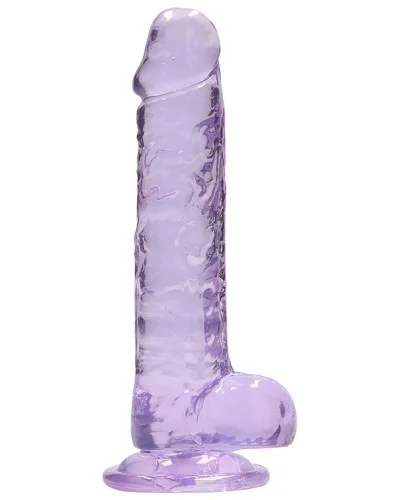 Gode Crystal Clear 14 x 3.5cm Violet sextoys et accessoires sur La Boutique du Hard