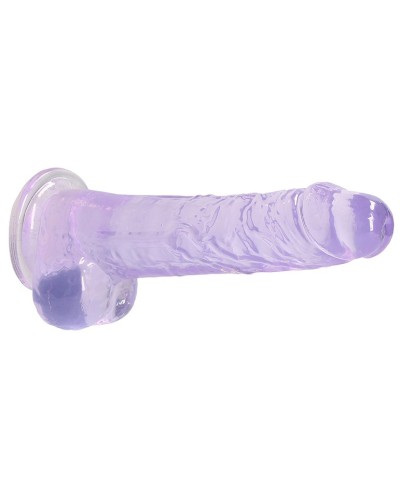 Gode Crystal Clear 16 x 4cm Violet sextoys et accessoires sur La Boutique du Hard