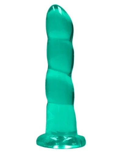 Gode Twist Crystal RealRock 16 x 4cm Vert sextoys et accessoires sur La Boutique du Hard