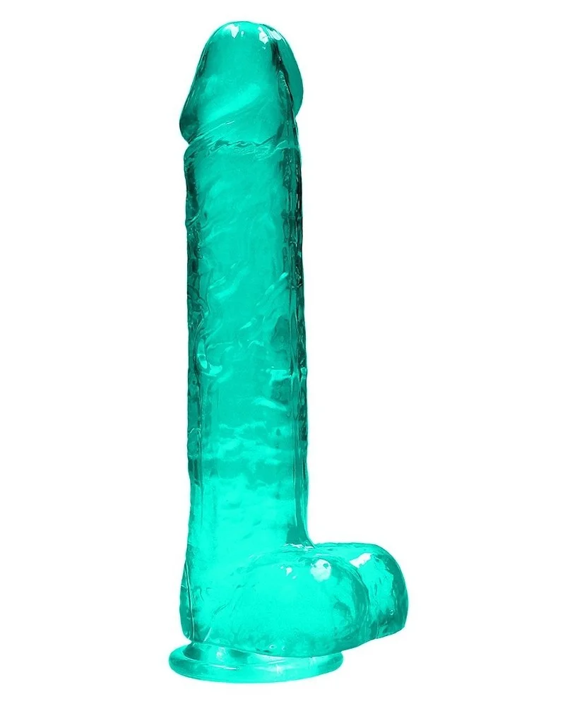Gode Crystal Clear 19 x 4.5cm Vert sextoys et accessoires sur La Boutique du Hard