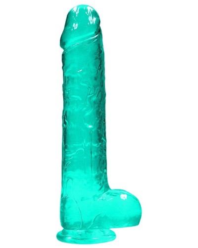 Gode Crystal Clear 19 x 4.5cm Vert sextoys et accessoires sur La Boutique du Hard