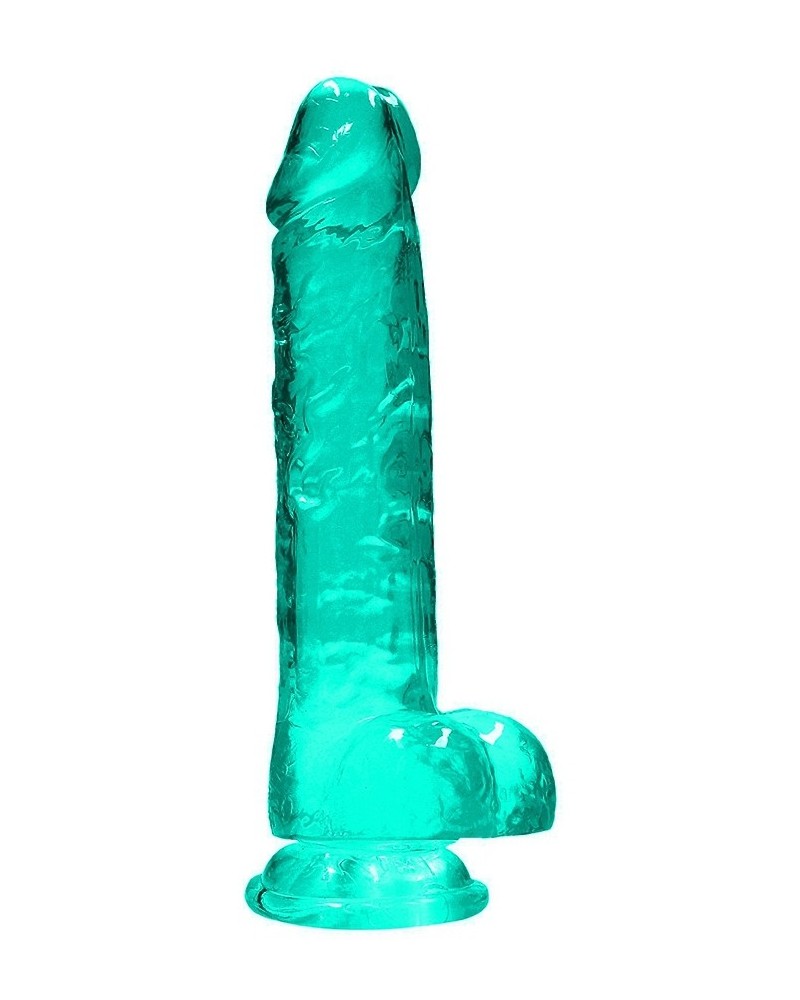 Gode Crystal Clear 16 x 4cm Vert sextoys et accessoires sur La Boutique du Hard