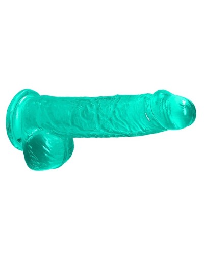 Gode Crystal Clear 12 x 3cm Vert sextoys et accessoires sur La Boutique du Hard