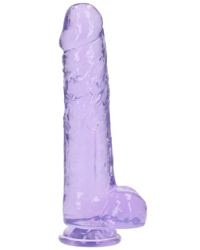 Gode Crystal Clear 21 x 5.5cm Violet sextoys et accessoires sur La Boutique du Hard