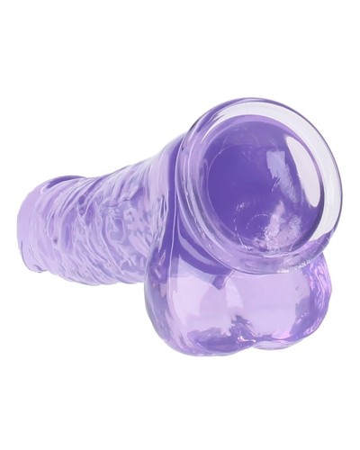 Gode Crystal Clear 21 x 5.5cm Violet sextoys et accessoires sur La Boutique du Hard