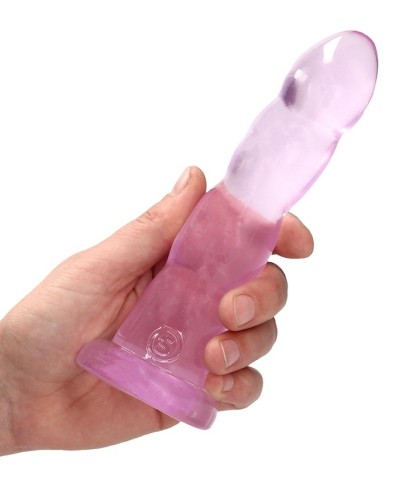 Gode Twist Crystal RealRock 16 x 4cm Rose sextoys et accessoires sur La Boutique du Hard