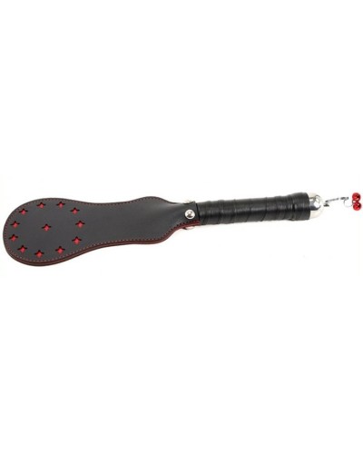 Paddle en simili Star noir-rouge 35cm pas cher