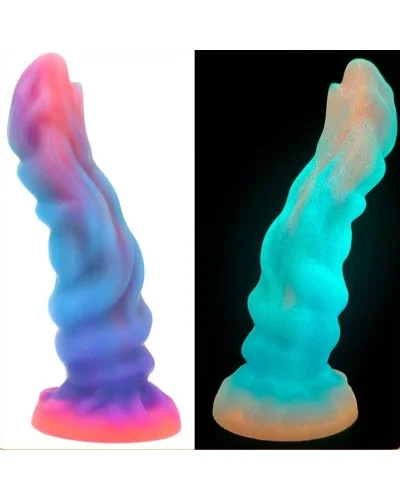 Gode Fantasy phosphorescent Lumy Cunic 21 x 6cm sextoys et accessoires sur La Boutique du Hard