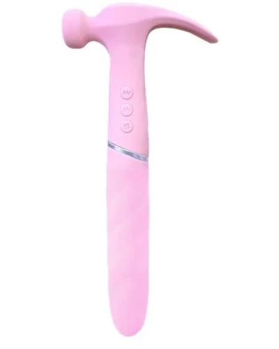 Gode vibrant Sweet Hammer 17 x 4cm Rose sextoys et accessoires sur La Boutique du Hard