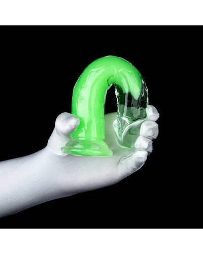 Gode transparent Jellis S 17 x 3.3cm Vert sextoys et accessoires sur La Boutique du Hard