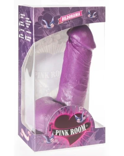 Gode P03 Aaron 12 x 4.3 cm Violet sextoys et accessoires sur La Boutique du Hard