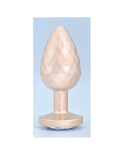 Plug Ikonik Diamond L 8 x 4 cm Beige sextoys et accessoires sur La Boutique du Hard
