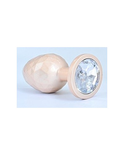 Plug Ikonik Diamond L 8 x 4 cm Beige sextoys et accessoires sur La Boutique du Hard